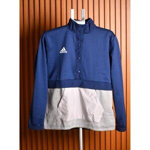 New! ADIDAS Women's Team Issue Snap-Button Sweatshirt | Size: Large | MSRP $65